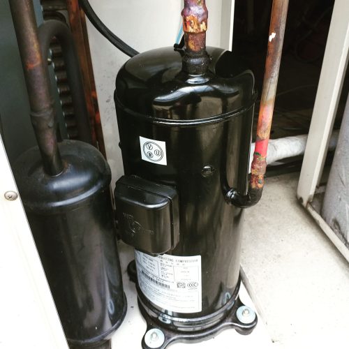 Troca de motor compressor ar condicionado central 2